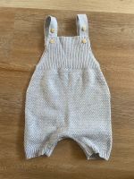 Neu Alana gestrickter Romper Latzshorts in Größe 62 / grau Nordrhein-Westfalen - Lemgo Vorschau