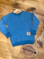 Musselin Pullover Blau Gr. 116 Nähnette Nordrhein-Westfalen - Hürtgenwald Vorschau