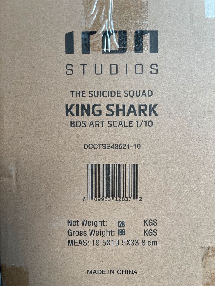 King Shark 1/10 Suicide Squad DC BDs Art 23cm Figur Iron Studios in Mayen
