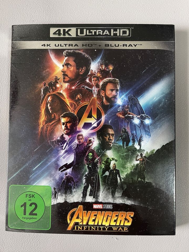 4K UHD Blu-Ray "Marvel The Avengers Infinity War" in Wuppertal