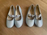 2 Paar Ballerinas Gr.35 Zwillinge Silber Glitzer Kr. München - Ottobrunn Vorschau