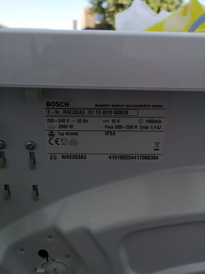 Bosch Waschmaschine Ersatzteil Motor in Frontenhausen
