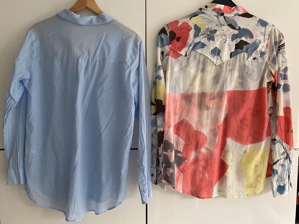 2 schöne Blusen von Desigual und Drykorn Baumwolle 38 40 je 15€ in Sulzbach