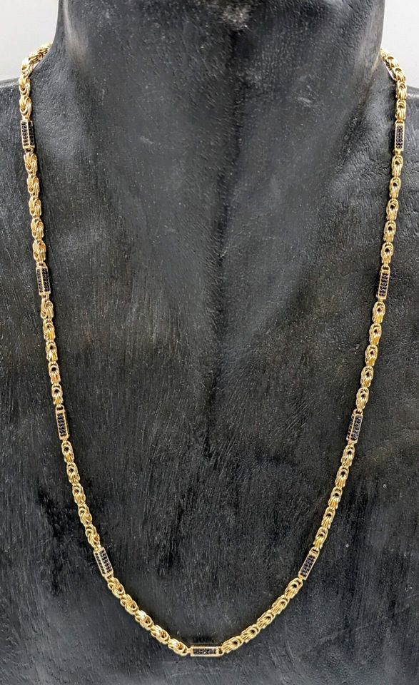 Königskette 585/14K Halskette Kette Gelbgold 61,50cm 14,10Gramm in Kiel