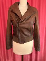 ZARA Lammleder Lederjacke Braun Cognac Vintage Ombré S 36 Biker Elberfeld - Elberfeld-West Vorschau