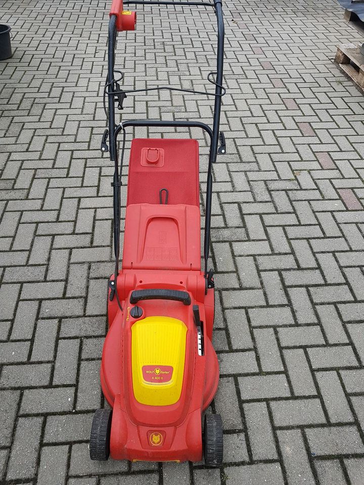 59+ Rasenmäher Wolf A400E, Réglage centralisé de la hauteur en 6