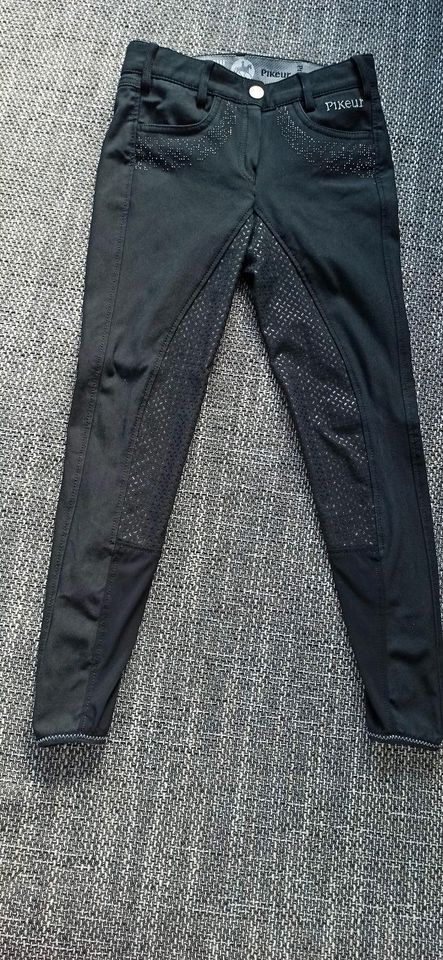 Pikeur Reithose mit Glitzer full Grip schwarz Gr.140 in Schemmerhofen