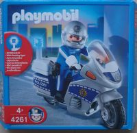 ☆ PLAYMOBIL 4261 ☆ Motorrad Polizist ☆ in OVP ☆ mit Blinklicht Nordrhein-Westfalen - Leopoldshöhe Vorschau