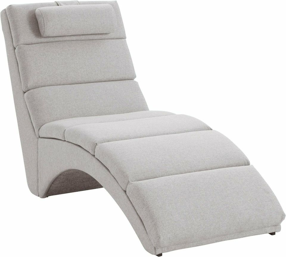 Relaxliege Liege Grau Webstoff Relaxer Leseliege Chaiselongue in Bremen