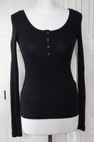 Pieces Kitte Langarmshirt Ripp Gr. S Schwarz Baumwolle Berlin - Tempelhof Vorschau