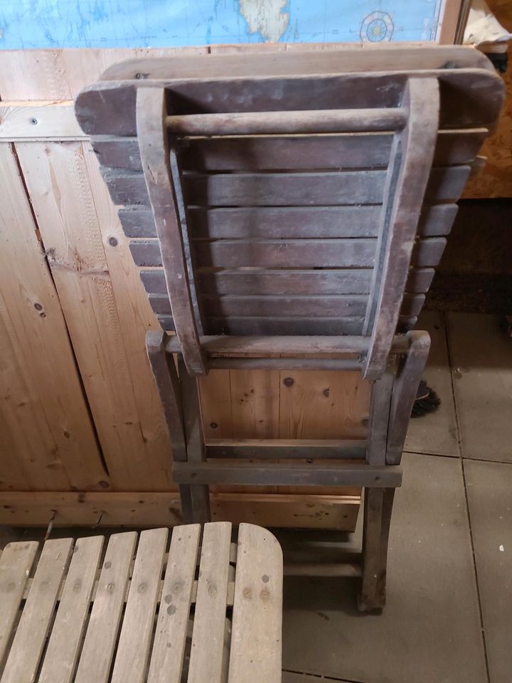 Alte Holz Gartenstühle Retro Vintage in Alfeld (Leine)