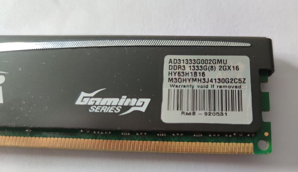 4GB DDR3 RAM (2x2GB) A DATA in Dortmund