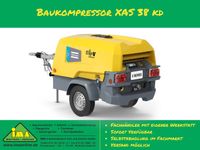 Kompressor XAS 38 Kd Atlas Copco Baukompressor XAS38Kd Baustellenkompressor Bayern - Rednitzhembach Vorschau