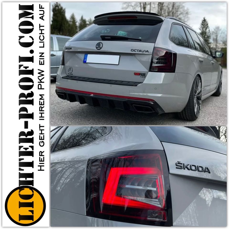 LED Rückleuchten rot schwarz f. Skoda Octavia 5E Kombi 13-17 Halo in Hessen  - Calden | Tuning & Styling Anzeigen | eBay Kleinanzeigen ist jetzt  Kleinanzeigen