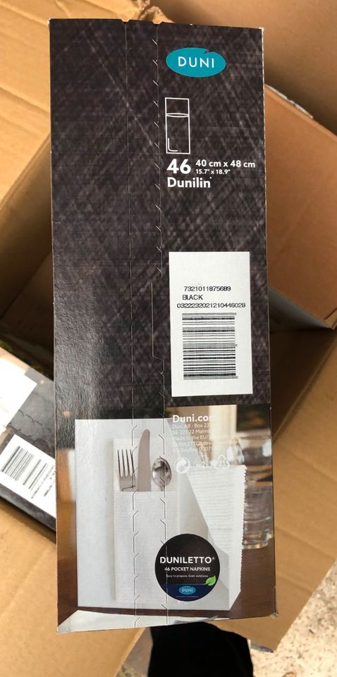 46 Duni Bestecktaschen Napkins Serviettentaschen Restposten NEU in Gelsenkirchen