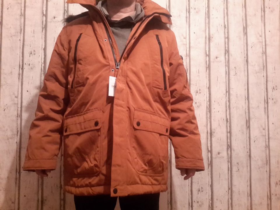 C&A Canda Winterjacke mit Pelzkapuze XL NEU inkl. Versand in Elsenfeld