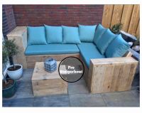 Gerüstholz Ecksofa Gartenset Gartenmöbel Lounge-set Lounge-sofa Nordrhein-Westfalen - Rheine Vorschau