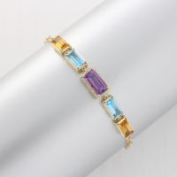 WERT 2590 € BRILLANT FARBEDELSTEIN ARMBAND 14 K GOLD vxlt 85675 Essen - Altenessen Vorschau