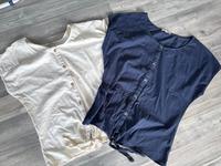 Zwei Shirts von Orsay Gr. L Blau Natur Zum Binden Niedersachsen - Varel Vorschau