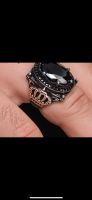 Ring 925 Silber Schmuck Herren schwarzer Onyxring Krone Berlin - Tempelhof Vorschau