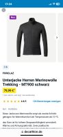 Unterjacke Herren Merinowolle Trekking - MT900 schwarz Gr.L Niedersachsen - Uetze Vorschau