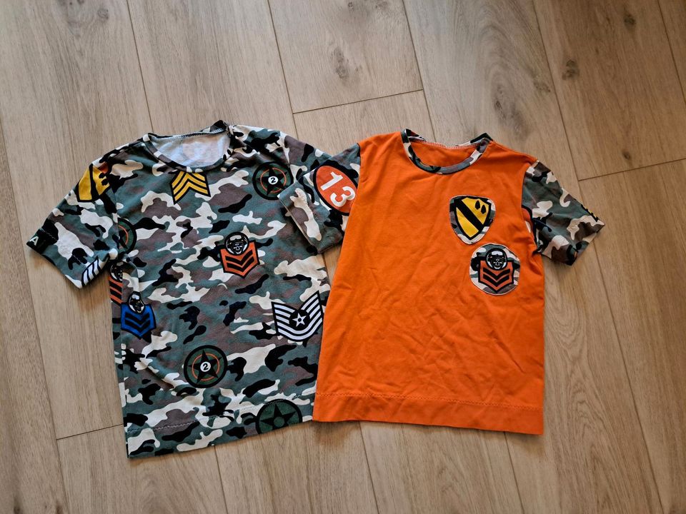 2 Tshirts Camouflage Handmade 98/104 in Velen