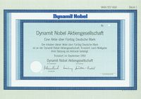 Historische Aktien Dynamit Nobel Troisdorf gesucht Nordrhein-Westfalen - Troisdorf Vorschau