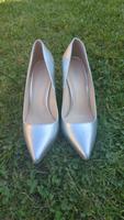 High Heels Gr.40 in Silber Hessen - Wölfersheim Vorschau