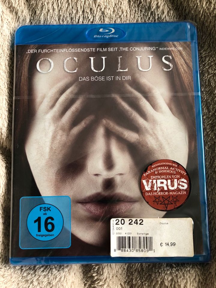 Inklusive Versand! Oculus, Bluray neu und OVP in Folie in Freden