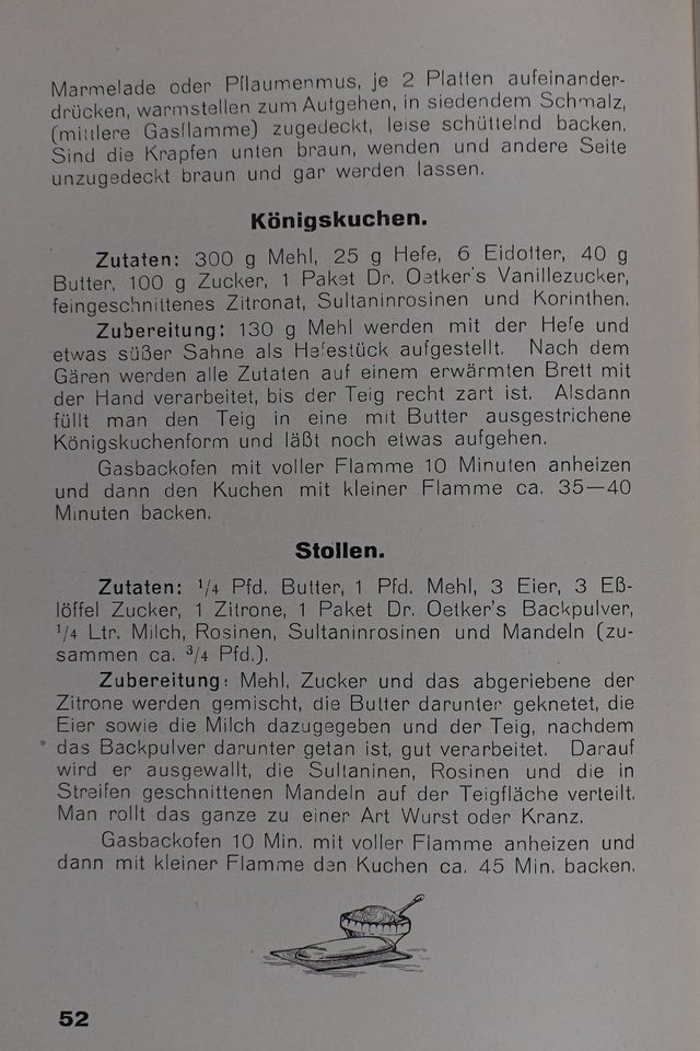 Kochbuch Betriebsanleitung Senking Gasherd 1929 in Dreieich