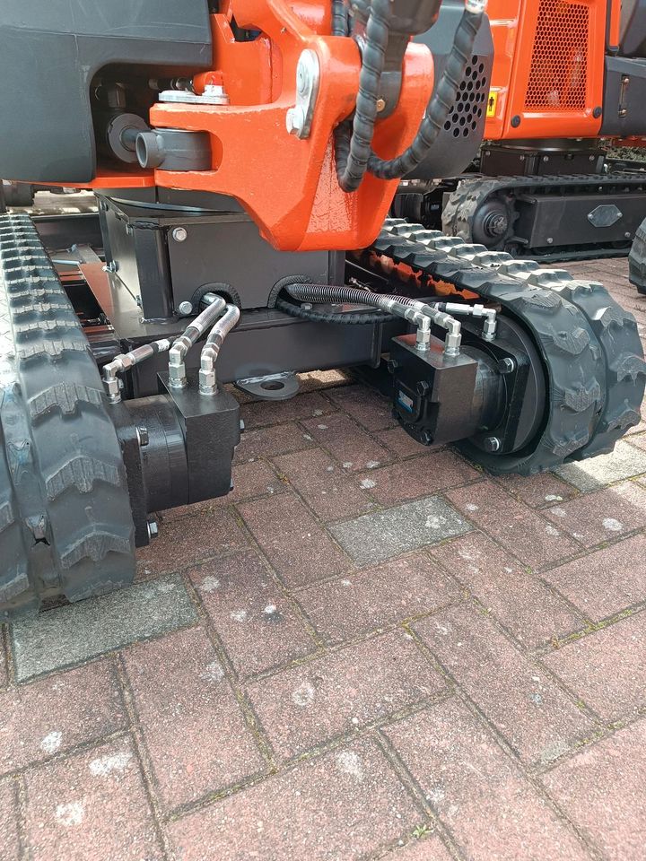 Minibagger KS12-9 Kubota D722 3 Zylinder 1,2t+ KNICKARM + VERSTELLFAHRWERK + PILOTENSTEUERUNG + NEU Diesel Euro5 Bagger Minibagger TOP Rhinoceros XN12-09 XN12-9 in Ahaus