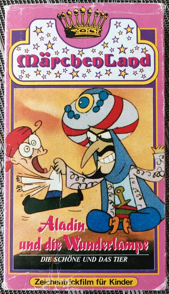 VHS-FILM Zeichentrickfilm "Aladin und die Wunderlampe" in Schneeberg
