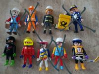 Playmobil Figuren Motorcrossfahrer Eishockey Bauarbeiter Niedersachsen - Haselünne Vorschau