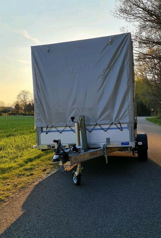 PKW Anhänger MU.T m / o  Plane ❌ 251 x 153 KIPPBAR 1300Kg ANEGBOT in Friedland (Mark)