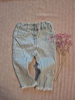 Topomini Sommer Fransen Jeans gr.80 streifenhose Niedersachsen - Barver Vorschau