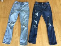 Hollister * 2 Jeans im Used Look* Gr. 34 (W 24) * Setpreis Niedersachsen - Buchholz in der Nordheide Vorschau