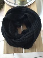 Strickschal Loop schwarz mit schwarzen Pailletten Hessen - Eichenzell Vorschau