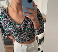 Zara Top mit Blümchen Häfen - Bremerhaven Vorschau