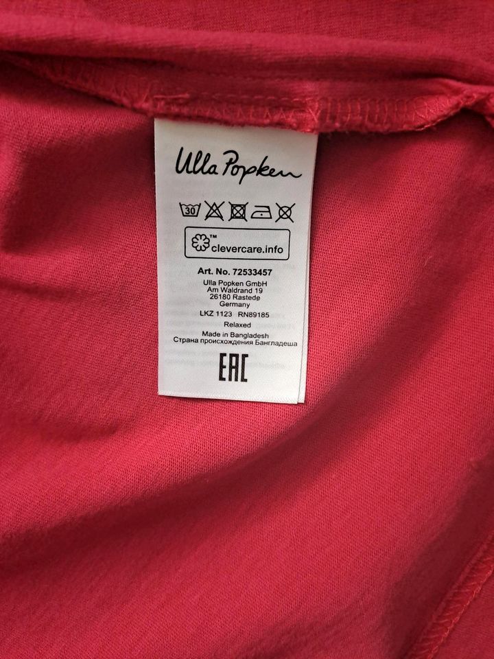 Ulla Popken Damen Shirt 3/4 Arm Gr 46/48 in Löwenberger Land