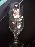 wunderschönes DDR Bierglas Tulpe Zoo Dresden HOG HO Gaststätte Dresden - Klotzsche Vorschau