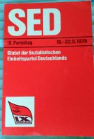 Statut der SED, IX. Parteitag vom 18.-22.5.1976, DDR Berlin - Mitte Vorschau