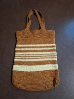 Gehäkelte beige braune Tasche Hippie unisex handmade Handarbeit Baden-Württemberg - Schömberg Vorschau