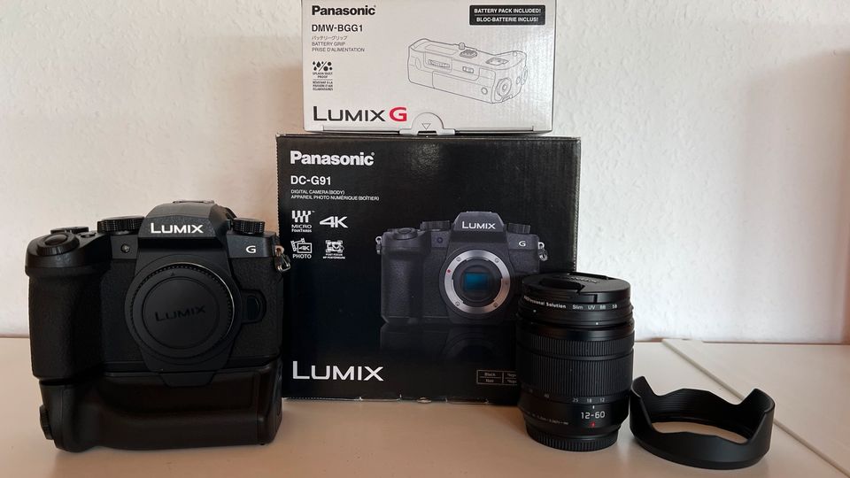 Panasonic Lumix G91 + Lumix 12-60 + Griff DMW-BGG1 in Buxtehude