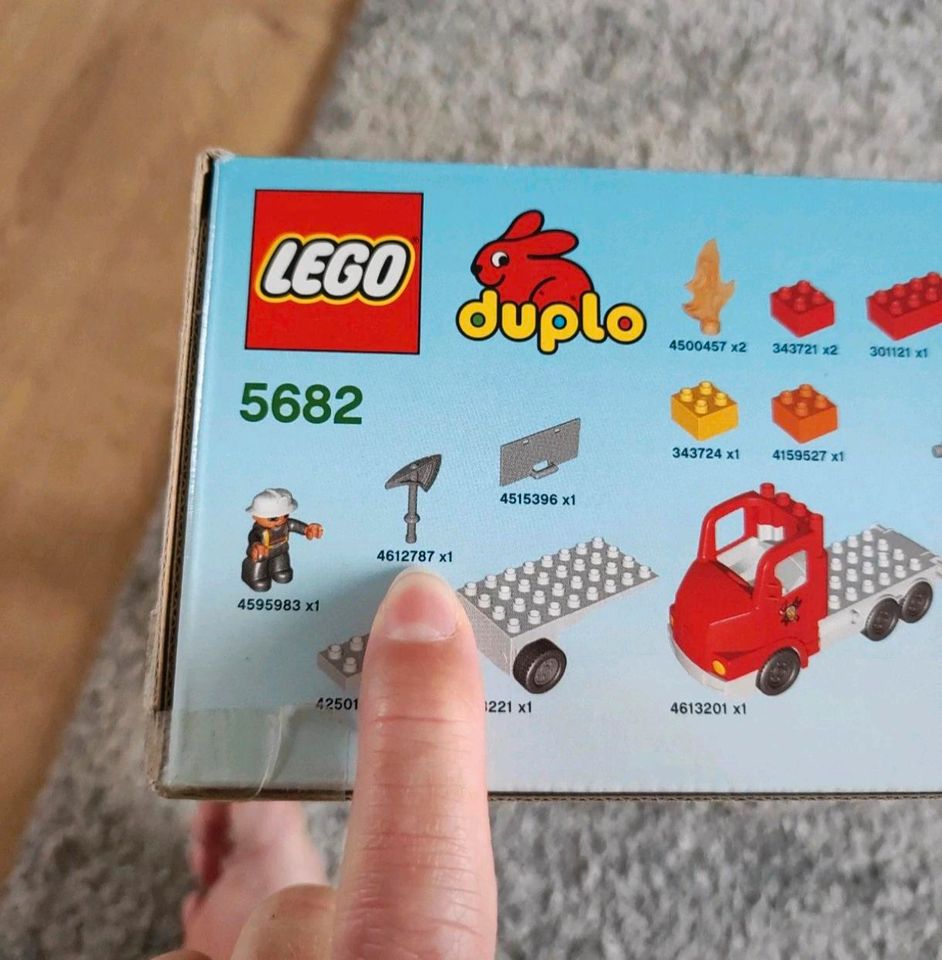 Fireman ab 2 Jahre Lego Duplo Set Feuerwehr 5682 Fahrzeug Kran Fi in Bremen