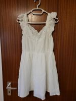 Sommerkleid weiß mit Rüschen-Ärmeln, auch schulterfrei Baden-Württemberg - Bietigheim-Bissingen Vorschau