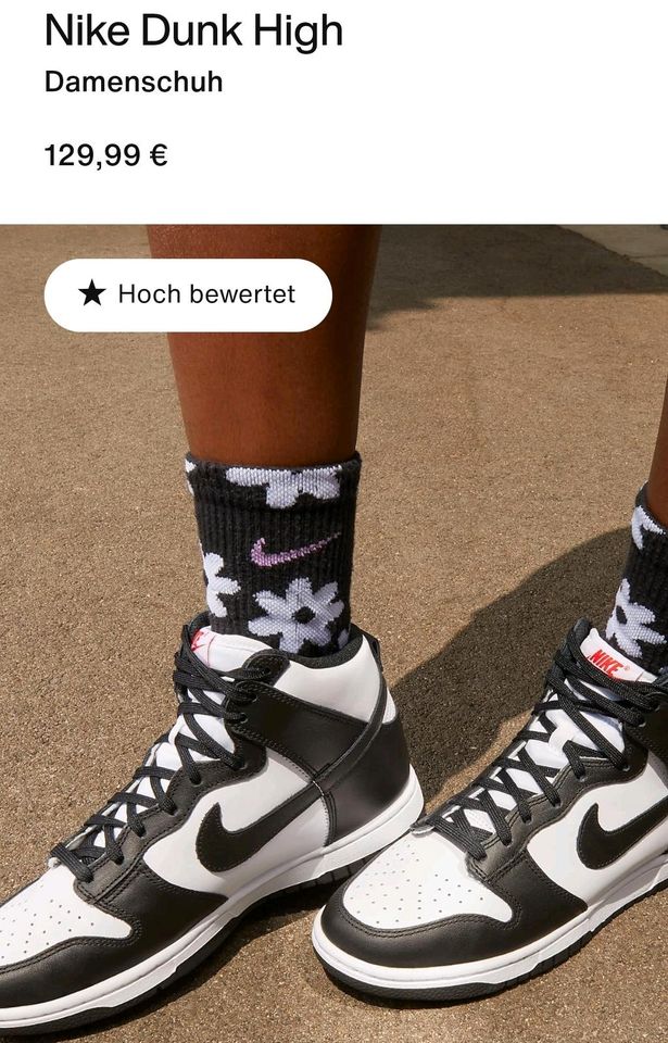 Nike Dunk High, "Panda", Gr. 40,5, neu, ungetragen in Ismaning