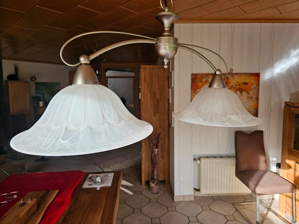 Hängeleuchte Lampe Eßzimmer / Wohnzimmer zweiflammig in Puderbach