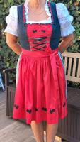 Landhaus Dirndl Gr.42 mit Bluse + 3 x Haarschmuck Münster (Westfalen) - Mauritz Vorschau