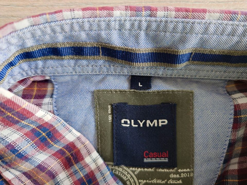 Langarm-Herrenhemd von Olymp Casual in Größe L in Dortmund