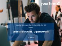 Volontariat: Online / Digital (m/w/d) | Berlin Berlin - Steglitz Vorschau